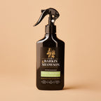 Barkin Meowson spray bottle on a beige background