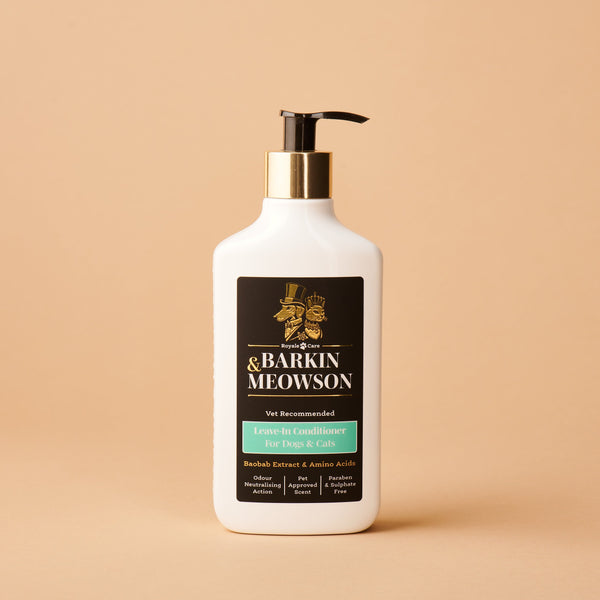 Barkin Meawson bottle on a beige background