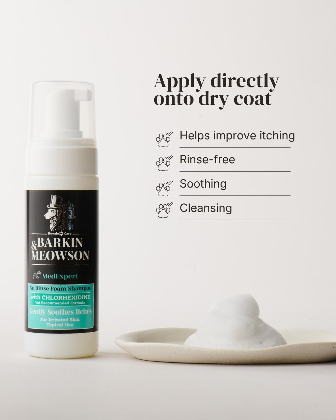 Chlorhexidine Dry Foam Shampoo