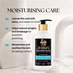 Barkin Meowson moisturizing conditioner bottle with text on a white background