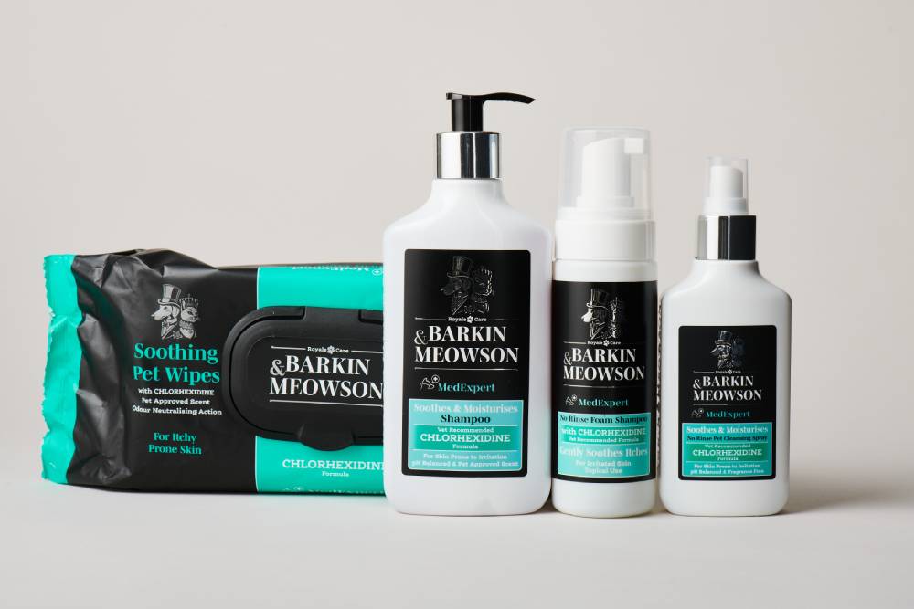 soothing and moisturizing pet care collection