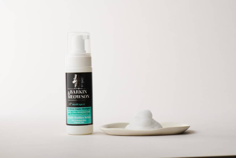 soothing no rinse pet shampoo